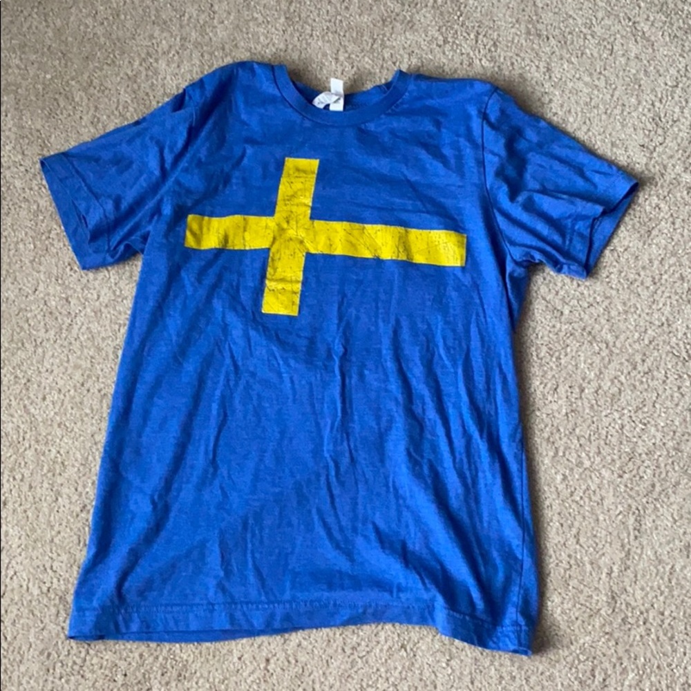 Sweden flag T shirt